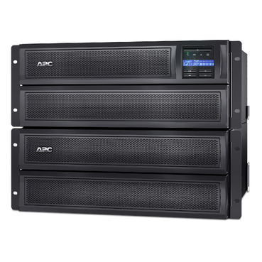 Источник бесперебойного питания APC Smart-UPS X 3000VA/2700W, RM 4U/Tower, Ext. Runtime, Line-Interactive, LCD, Out: 220-240V 8xC13 (3-gr. switched) 2xC19, SmartSlot, USB, COM, EPO, HS User Replaceable Bat, Black, 1 year warranty