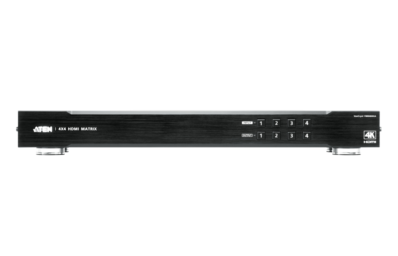 Видеоматрица Aten ProAV-green: 4x4 4K HDMI Матричный коммутатор